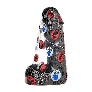 Dildo All Black Venato Morbido e Flessibile per Piacere Completo